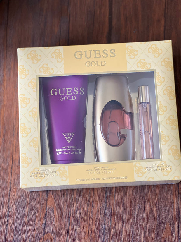 Guess Gold Women 3 Pcs Set