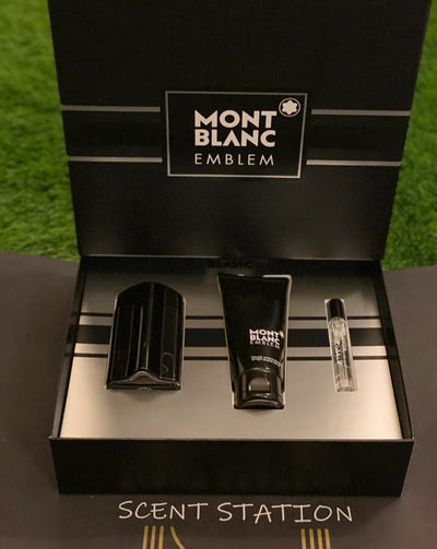 Mont Blanc Emblem Gift Set For Men