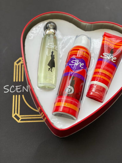 She is Love Heart Gift Set