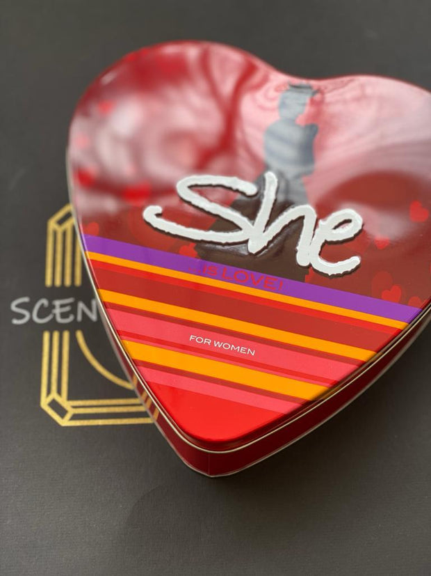 She is Love Heart Gift Set