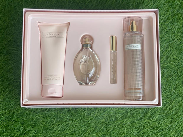 Lovely Fragrance 4 Pieces Gift Set