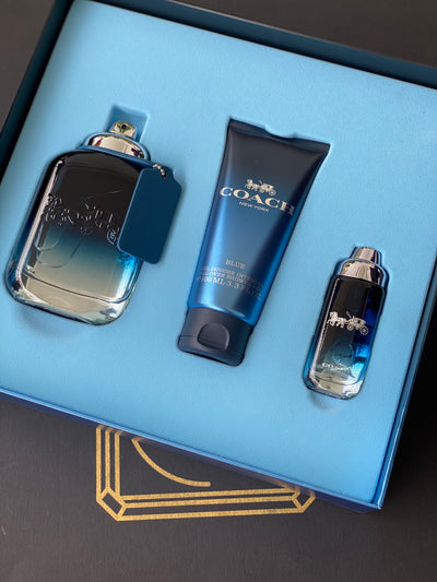 Coach Blue Gift Set For Men