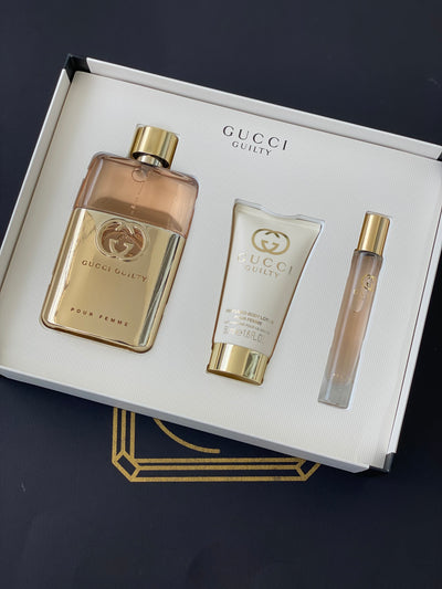 Gucci Guilty Pour Femme 3pc Gift Set