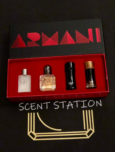 GIORGIO ARMANI MEN'S MINIATURES GIFT SET
