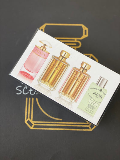 PRADA 4 PIECE MINIATURE SET